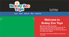 Desktop Screenshot of brainyzootoys.com